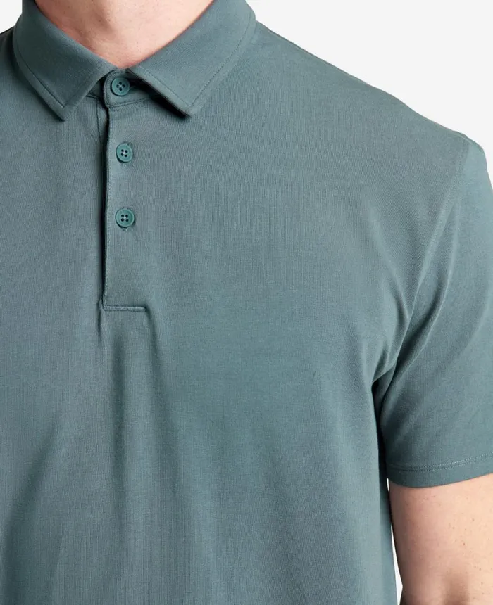 Kenneth Cole Polos and TShirts Men The Performance Polo Dark Teal Kenneth Cole Polos and TShirts Men The Performance Polo Dark Teal