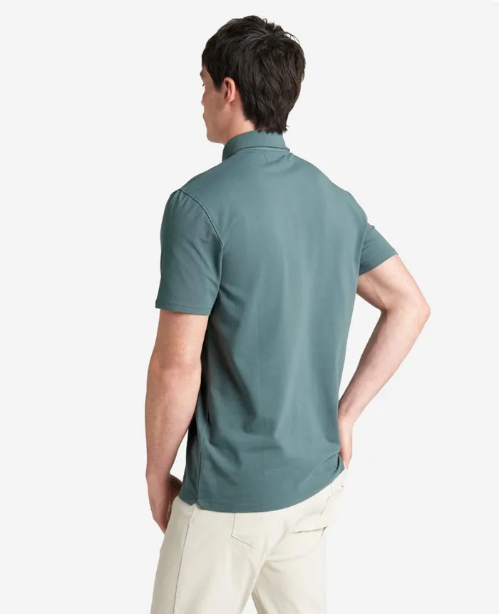 Kenneth Cole Polos and TShirts Men The Performance Polo Dark Teal Kenneth Cole Polos and TShirts Men The Performance Polo Dark Teal