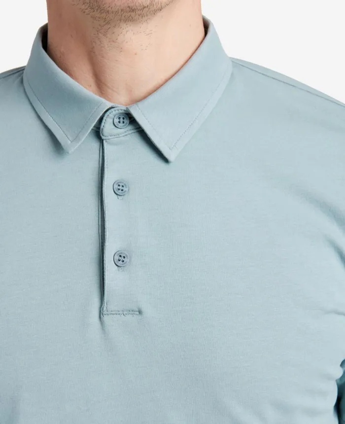 Kenneth Cole Polos and TShirts Men The Performance Polo Faded Blue Kenneth Cole Polos and TShirts Men The Performance Polo Faded Blue