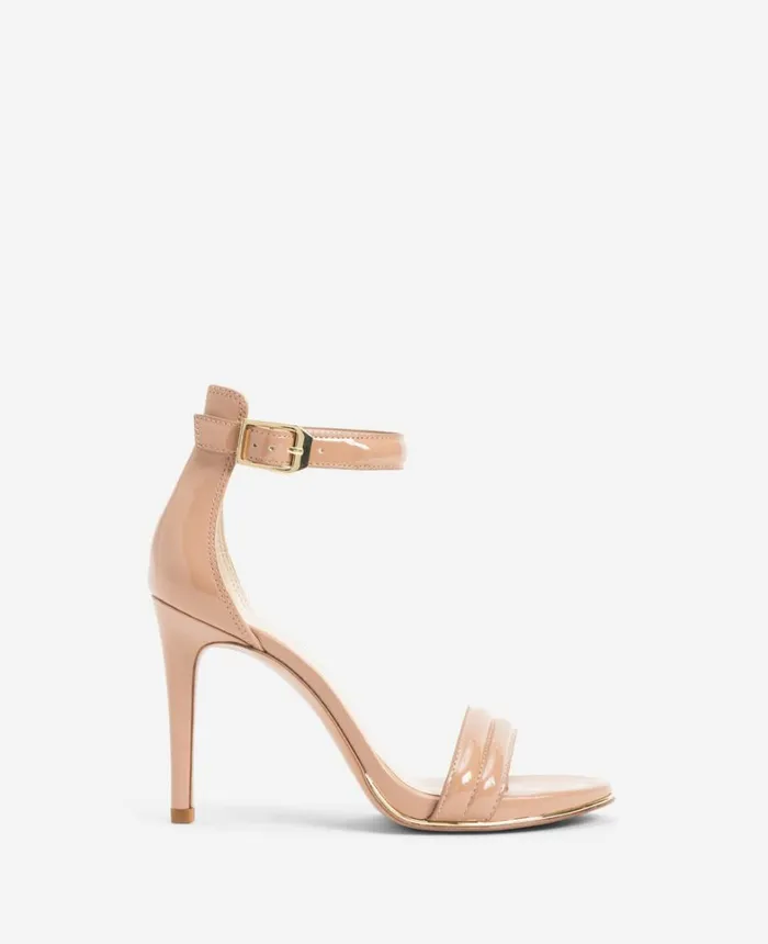 Kenneth Cole Pumps and Heels Women Brooke Ankle Strap Heeled Sandal Buff