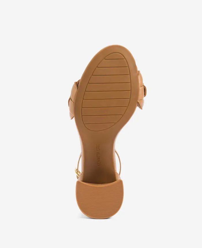 Kenneth Cole Pumps and Heels Women Luisa Woven Heeled Sandal Classic Tan Kenneth Cole Pumps and Heels Women Luisa Woven Heeled Sandal Classic Tan