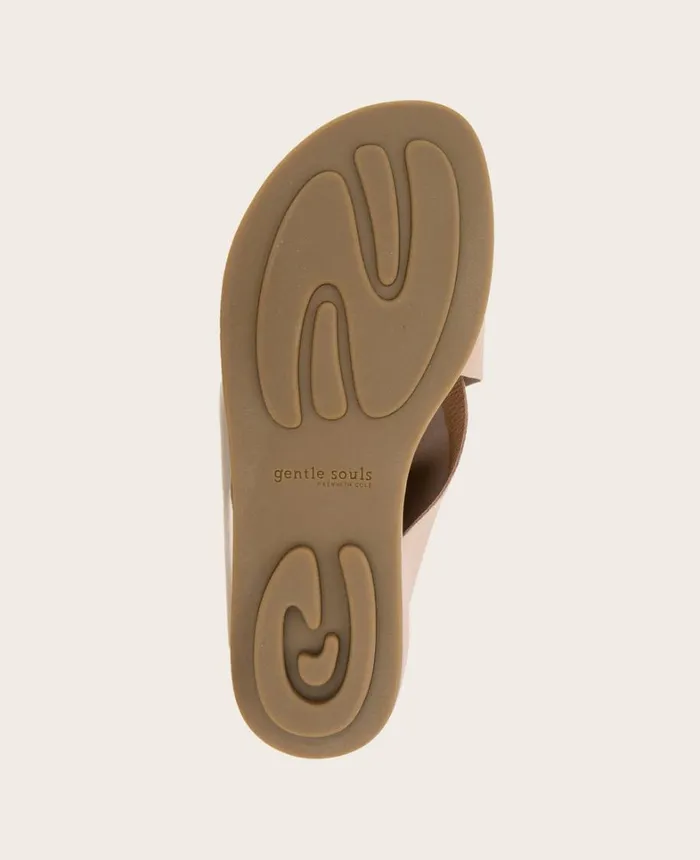 Kenneth Cole Sandals and Wedges Women GENTLE SOULS 8211 Laniey XBand Leather Sandal Chai