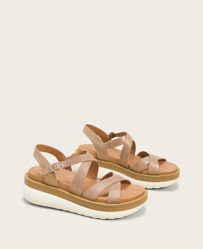 Kenneth Cole Sandals and Wedges Women GENTLE SOULS Reebha Leather Platform Sandal Clay Nubuck Kenneth Cole Sandals and Wedges Women GENTLE SOULS Reebha Leather Platform Sandal Clay Nubuck