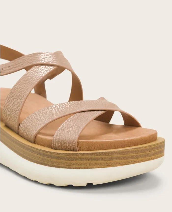 Kenneth Cole Sandals and Wedges Women GENTLE SOULS Reebha Leather Platform Sandal Clay Nubuck Kenneth Cole Sandals and Wedges Women GENTLE SOULS Reebha Leather Platform Sandal Clay Nubuck