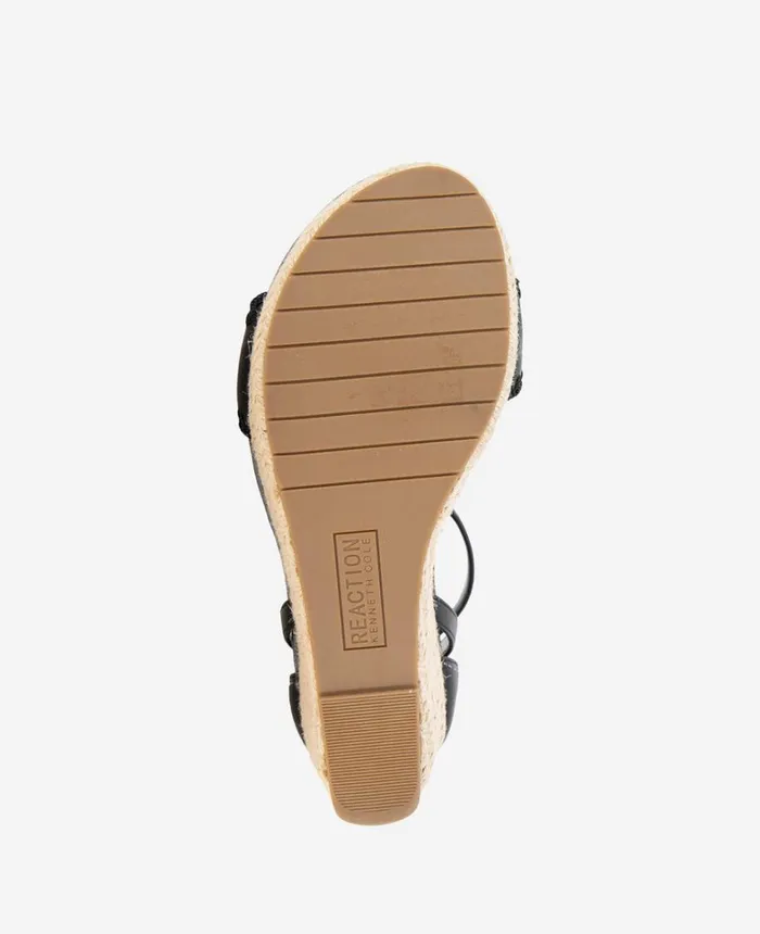 Kenneth Cole Sandals and Wedges Women REACTION 8211 The Colton Espadrille Wedge Sandal Black Kenneth Cole Sandals and Wedges Women REACTION 8211 The Colton Espadrille Wedge Sandal Black