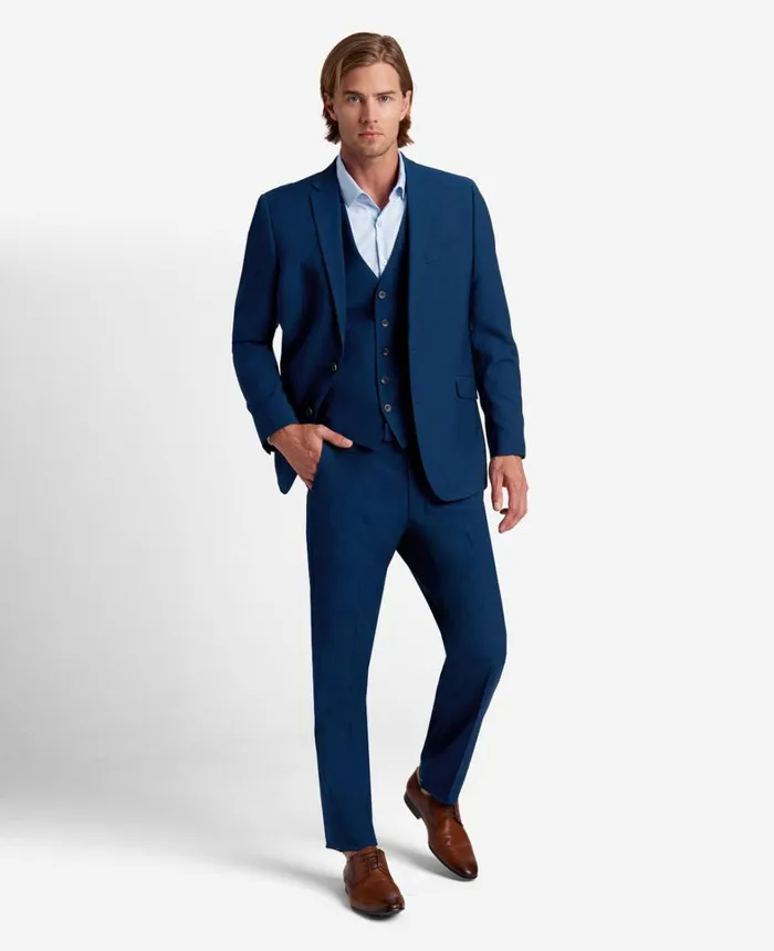Kenneth Cole Suits and Suit Separates Men Ready Flex SlimFit Suit Separate Vest Bright Blue Kenneth Cole Suits and Suit Separates Men Ready Flex SlimFit Suit Separate Vest Bright Blue