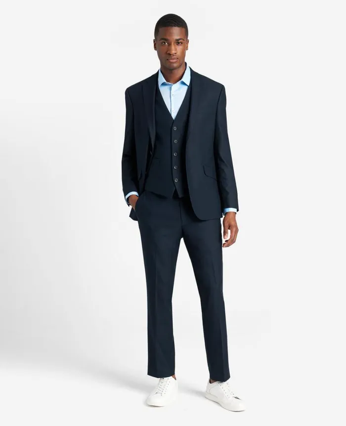 Kenneth Cole Suits and Suit Separates Men Ready Flex SlimFit Suit Separate Vest Navy Kenneth Cole Suits and Suit Separates Men Ready Flex SlimFit Suit Separate Vest Navy