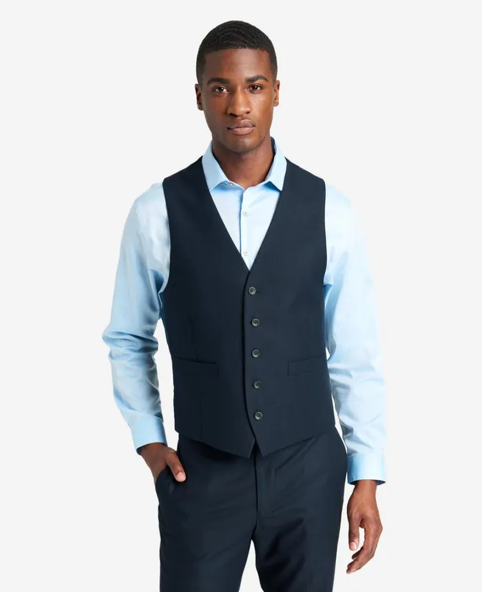 Kenneth Cole Suits and Suit Separates Men Ready Flex SlimFit Suit Separate Vest Navy Kenneth Cole Suits and Suit Separates Men Ready Flex SlimFit Suit Separate Vest Navy