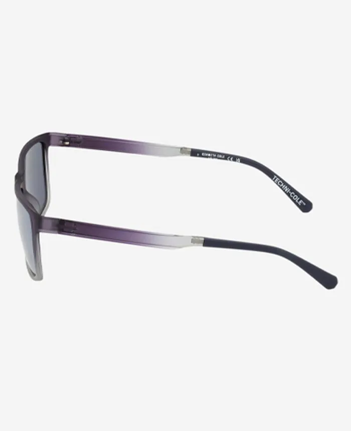 Kenneth Cole Sunglasses Men Ultem Rectangular Sunglasses Blue Kenneth Cole Sunglasses Men Ultem Rectangular Sunglasses Blue