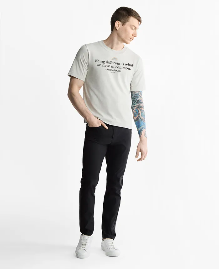 Kenneth Cole TShirts MenWomen DIFFERENT Regular Tee Faded Bone