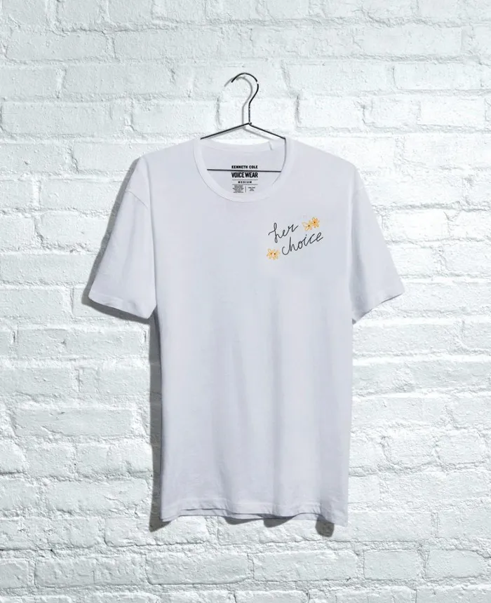 Kenneth Cole TShirts MenWomen Site Exclusive Her Choice TShirt White