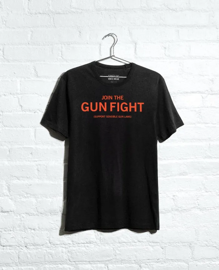Kenneth Cole TShirts MenWomen Site Exclusive Join The Gun Fight TShirt Black