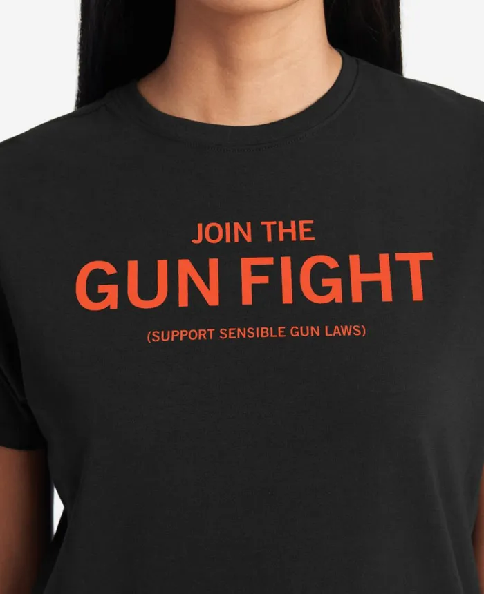 Kenneth Cole TShirts MenWomen Site Exclusive Join The Gun Fight TShirt Black Kenneth Cole TShirts MenWomen Site Exclusive Join The Gun Fight TShirt Black