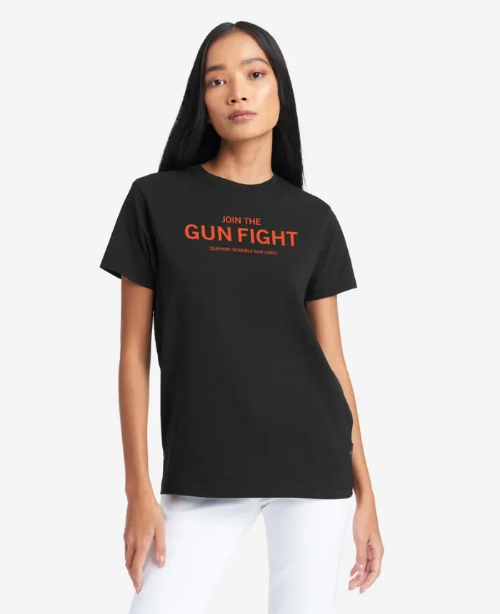 Kenneth Cole TShirts MenWomen Site Exclusive Join The Gun Fight TShirt Black Kenneth Cole TShirts MenWomen Site Exclusive Join The Gun Fight TShirt Black