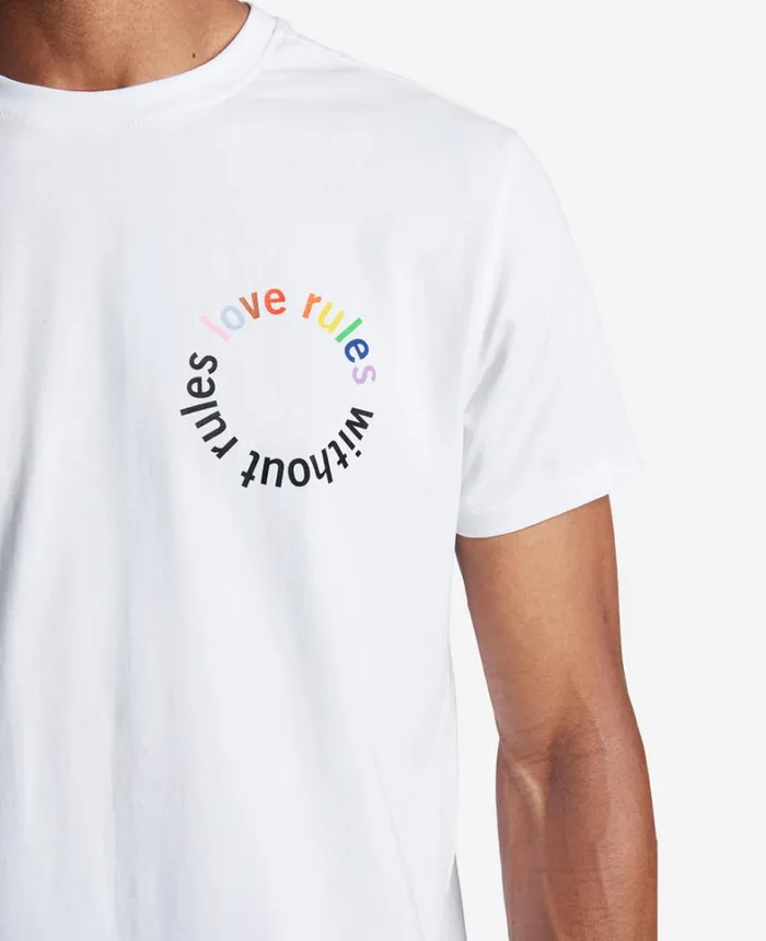 Kenneth Cole TShirts MenWomen Site Exclusive Love Rules Without Rules TShirt White
