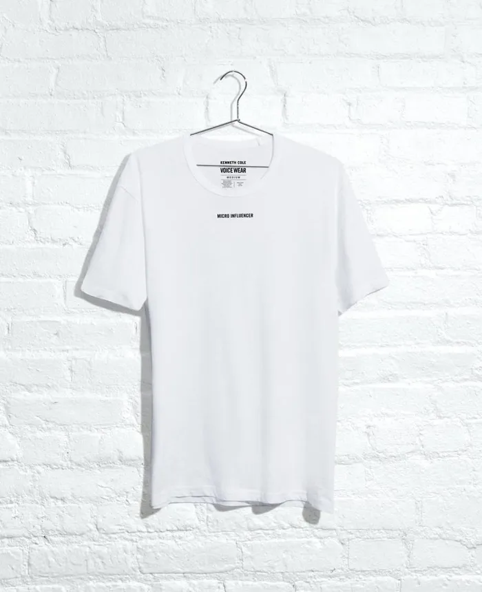 Kenneth Cole TShirts MenWomen Site Exclusive Micro Influencer TShirt White