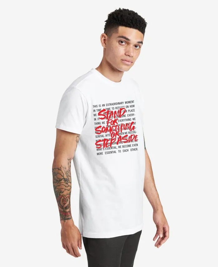 Kenneth Cole TShirts MenWomen Site Exclusive Stand For Something Tshirt White Kenneth Cole TShirts MenWomen Site Exclusive Stand For Something Tshirt White