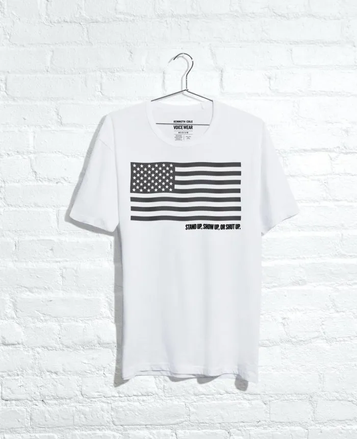 Kenneth Cole TShirts MenWomen Site Exclusive Stand Up Show Up Or Shut Up TShirt White