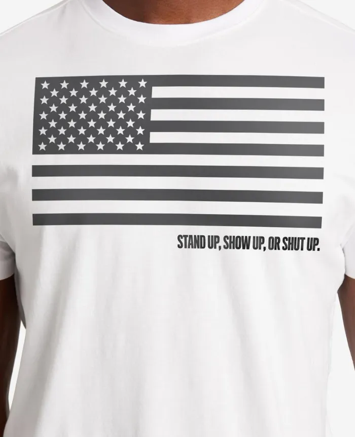 Kenneth Cole TShirts MenWomen Site Exclusive Stand Up Show Up Or Shut Up TShirt White Kenneth Cole TShirts MenWomen Site Exclusive Stand Up Show Up Or Shut Up TShirt White