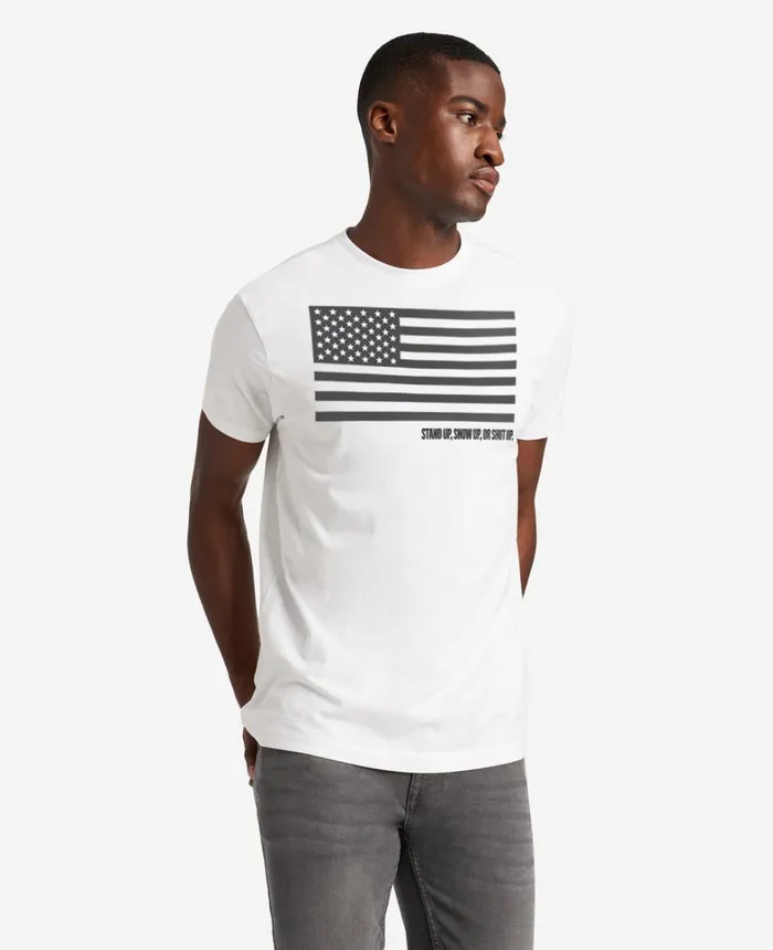 Kenneth Cole TShirts MenWomen Site Exclusive Stand Up Show Up Or Shut Up TShirt White Kenneth Cole TShirts MenWomen Site Exclusive Stand Up Show Up Or Shut Up TShirt White