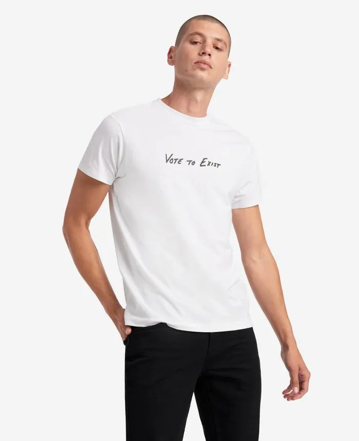 Kenneth Cole TShirts MenWomen Site Exclusive Vote To Exist TShirt White