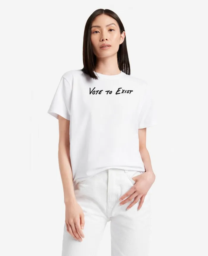 Kenneth Cole TShirts MenWomen Site Exclusive Vote To Exist TShirt White