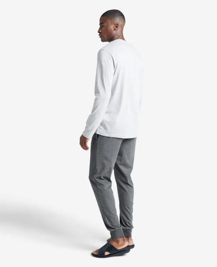 Kenneth Cole Underwear and Loungewear Men Loungewear Set Heather Charcoal Topheather Grey Bottom Kenneth Cole Underwear and Loungewear Men Loungewear Set Heather Charcoal Topheather Grey Bottom