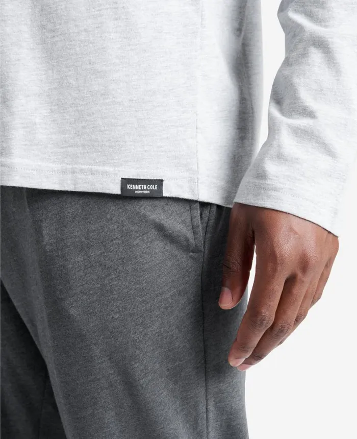 Kenneth Cole Underwear and Loungewear Men Loungewear Set Heather Charcoal Topheather Grey Bottom Kenneth Cole Underwear and Loungewear Men Loungewear Set Heather Charcoal Topheather Grey Bottom