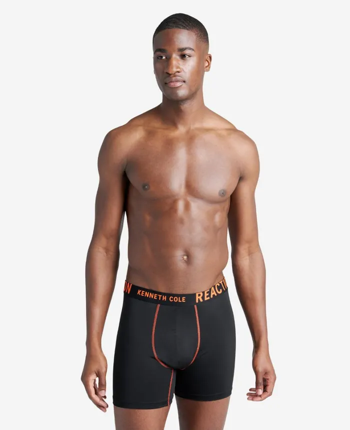 Kenneth Cole Underwear and Loungewear Men Micro Stretch Boxer Briefs 3Pack Blackpopblackwb Kenneth Cole Underwear and Loungewear Men Micro Stretch Boxer Briefs 3Pack Blackpopblackwb