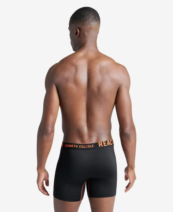 Kenneth Cole Underwear and Loungewear Men Micro Stretch Boxer Briefs 3Pack Blackpopblackwb Kenneth Cole Underwear and Loungewear Men Micro Stretch Boxer Briefs 3Pack Blackpopblackwb