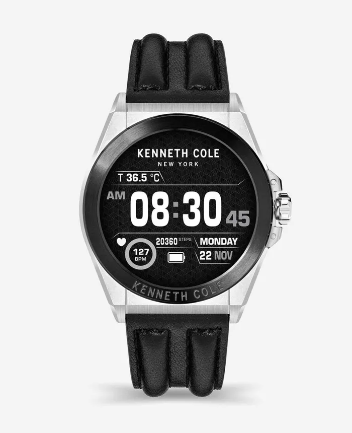 Kenneth Cole Watches Men The Wellness Smartwatch 20 With Interchangeable Band Set Black