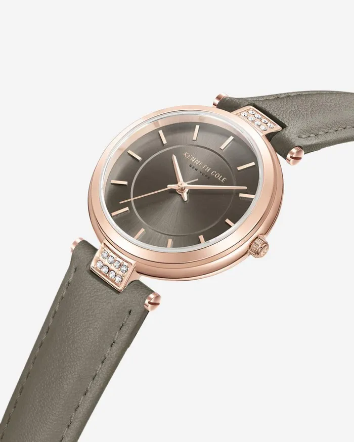 Kenneth Cole Watches Women Modern Classic Strap Watch Grey Kenneth Cole Watches Women Modern Classic Strap Watch Grey