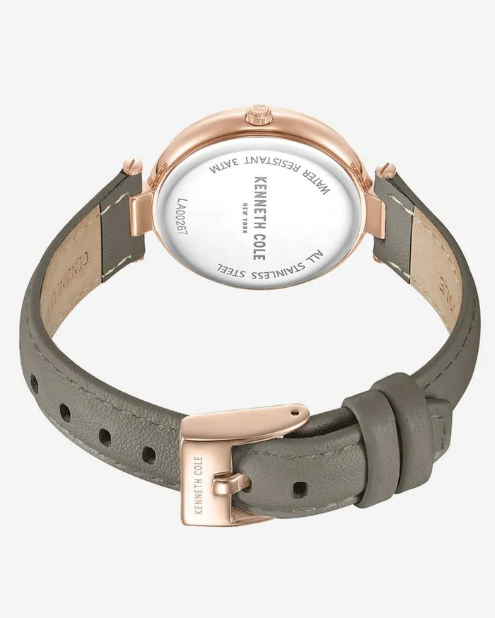 Kenneth Cole Watches Women Modern Classic Strap Watch Grey Kenneth Cole Watches Women Modern Classic Strap Watch Grey