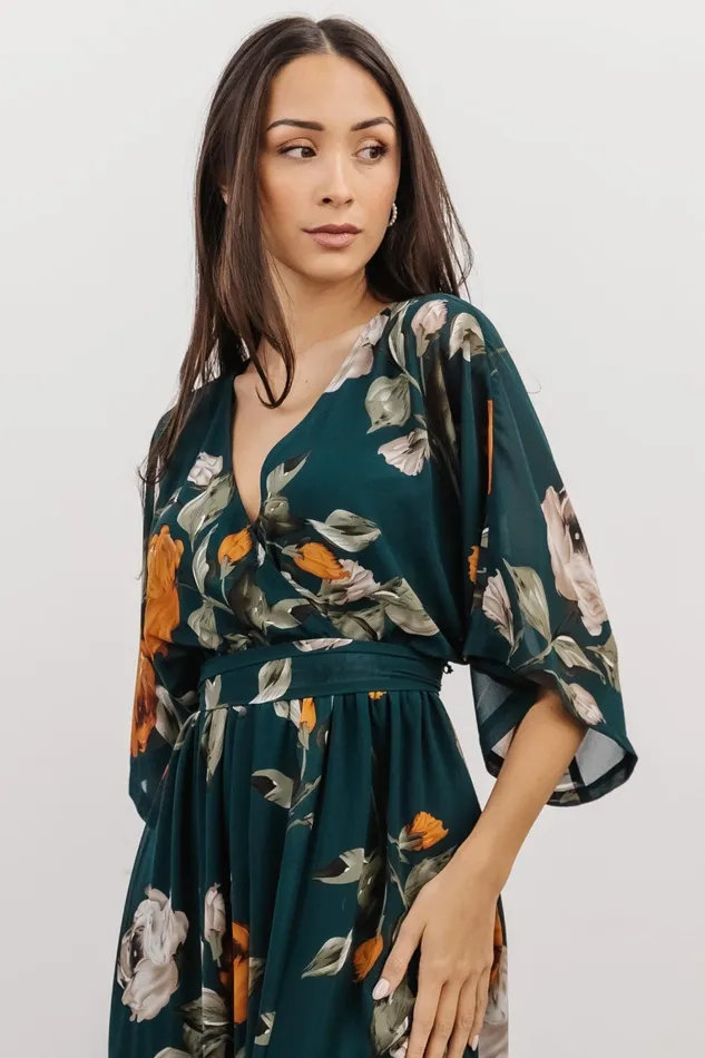 Kia Kimono Maxi Dress Deep Topaz Floral Women Baltic Born Mother Of The Bride Kia Kimono Maxi Dress Deep Topaz Floral Women Baltic Born Mother Of The Bride