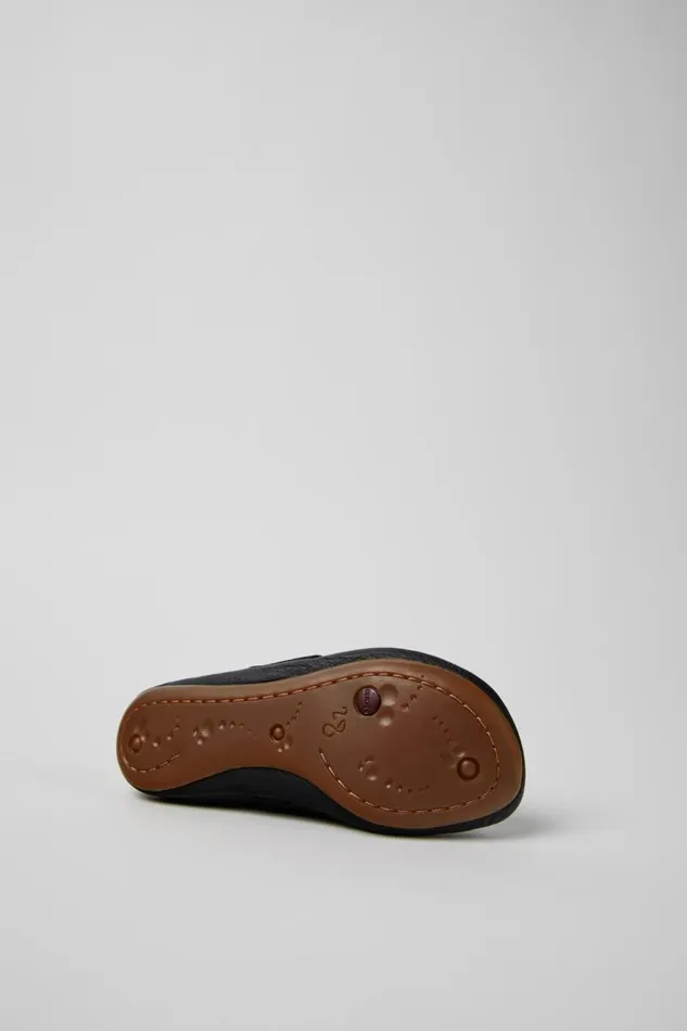 Kids Camper Ballerinas Right Black Leather Ballerina For Kids Kids Camper Ballerinas Right Black Leather Ballerina For Kids