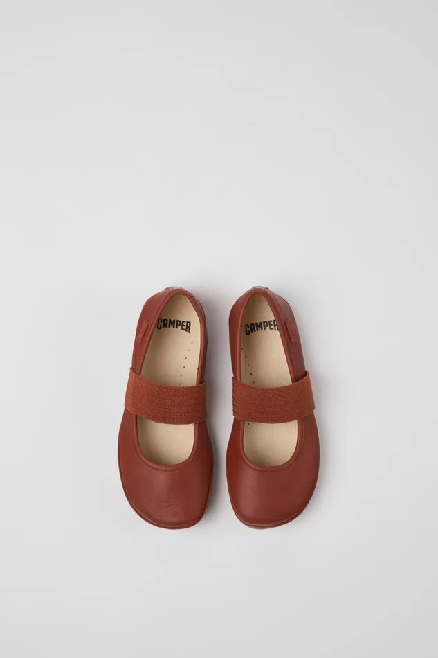 Kids Camper Ballerinas Right Red Leather Ballerinas For Kids Kids Camper Ballerinas Right Red Leather Ballerinas For Kids