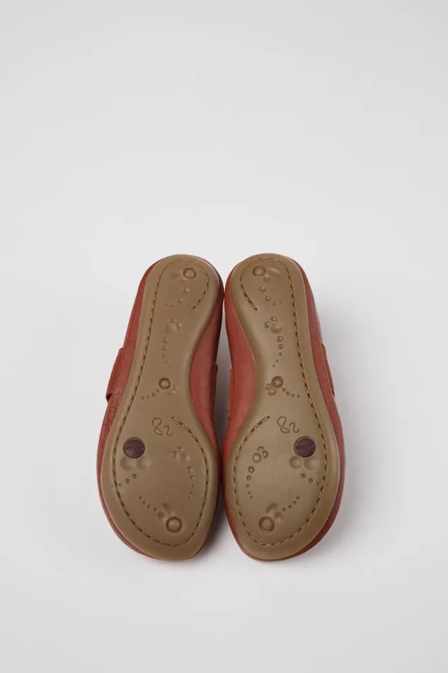 Kids Camper Ballerinas Right Red Leather Ballerinas For Kids Kids Camper Ballerinas Right Red Leather Ballerinas For Kids