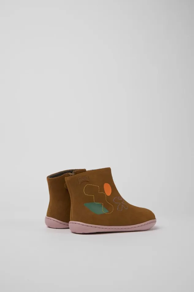 Kids Camper Boots Twins Multicolored Nubuck Boots Kids Camper Boots Twins Multicolored Nubuck Boots