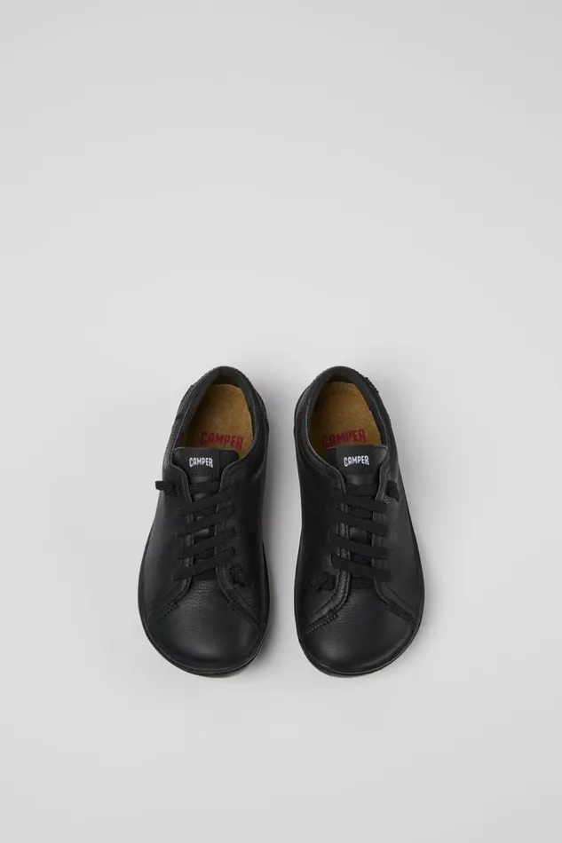 Kids Camper Casual Shoes Peu Black Leather Kids039 Shoe Kids Camper Casual Shoes Peu Black Leather Kids039 Shoe