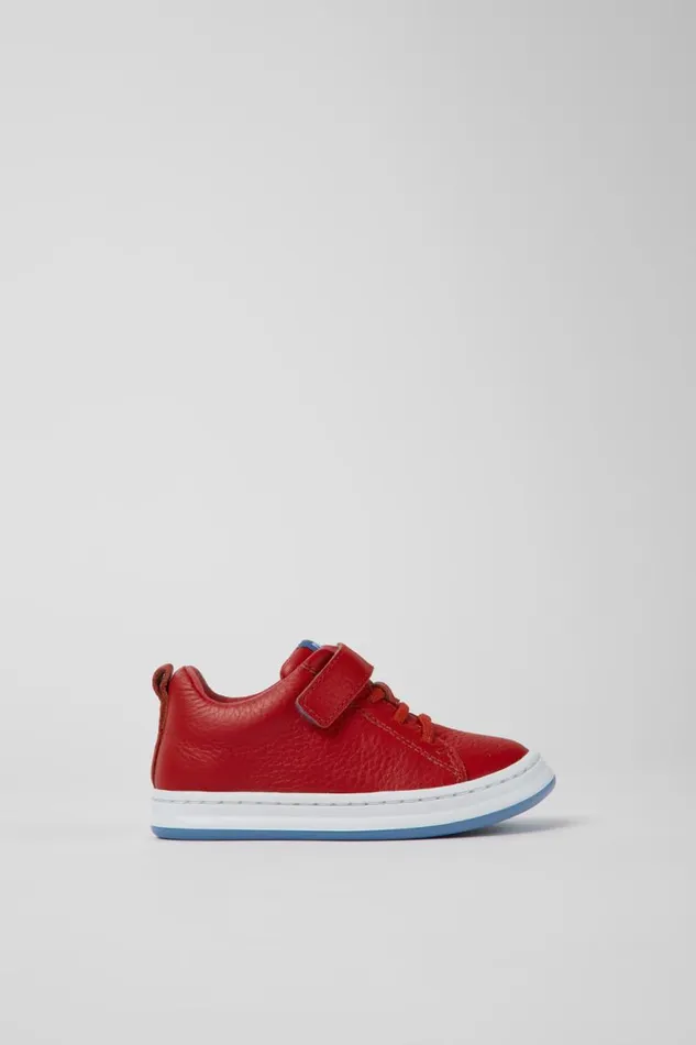 Kids Camper Sneakers Runner Red Leather Sneakers For Kids Kids Camper Sneakers Runner Red Leather Sneakers For Kids