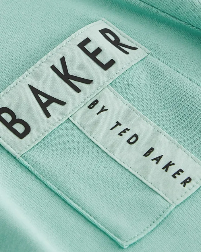 Kids CIPRIAN 8211 Pocket Detail Cotton TShirt Green Ted Baker Tops Kids CIPRIAN 8211 Pocket Detail Cotton TShirt Green Ted Baker Tops