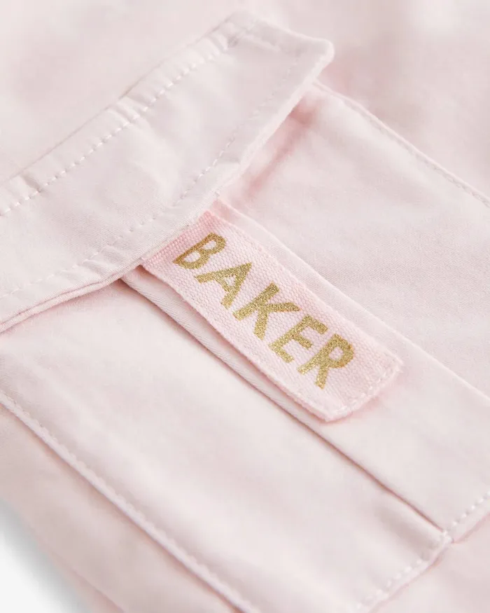 Kids ELDOEEY 8211 Puff Sleeve TShirt And Skort Set Pink Ted Baker Playsuits and Sets Kids ELDOEEY 8211 Puff Sleeve TShirt And Skort Set Pink Ted Baker Playsuits and Sets
