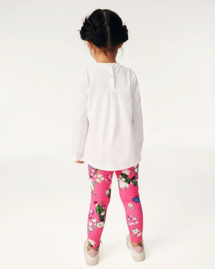 Kids FEDELMA 8211 Floral Logo TShirt And Leggings Set Pink Ted Baker Playsuits and Sets Kids FEDELMA 8211 Floral Logo TShirt And Leggings Set Pink Ted Baker Playsuits and Sets