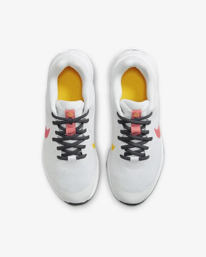 Kids Nike Revolution 6 WhiteGridironLaser OrangeSea Coral Nike Running