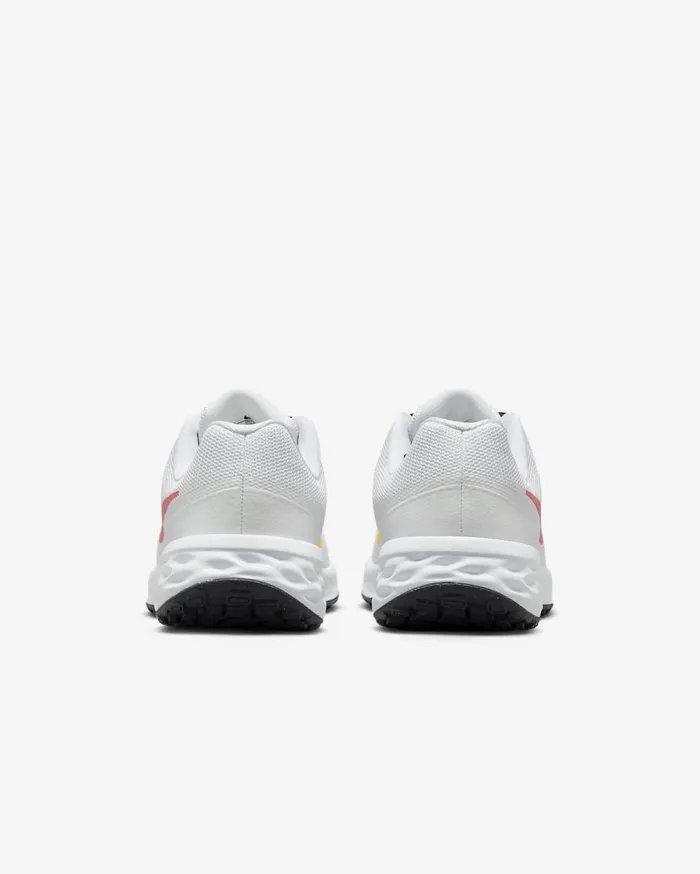 Kids Nike Revolution 6 WhiteGridironLaser OrangeSea Coral Nike Running