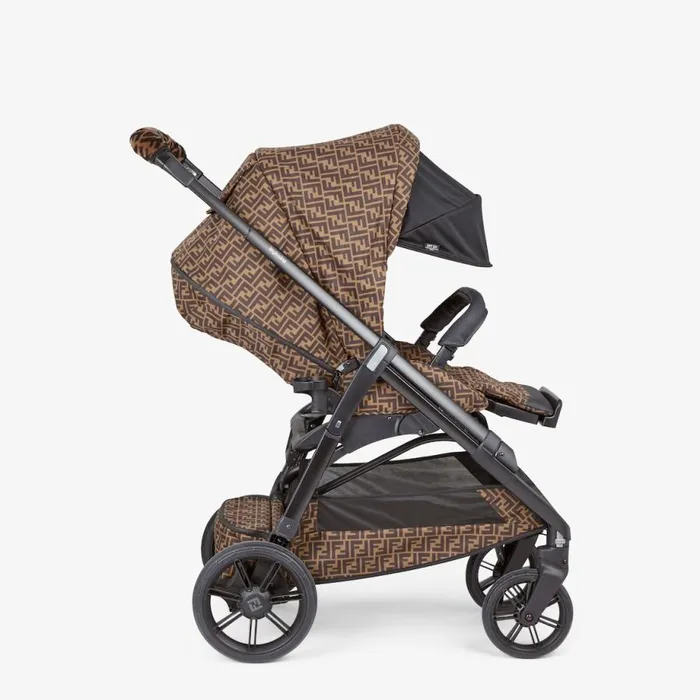 Kids Stroller In Ff Fabric Fendi Strollers and Accessories