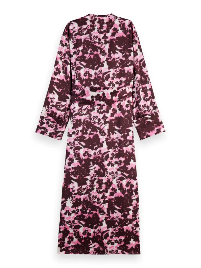 KIMONO MIDI DRESS Cypress Green Women Scotch and Soda Dresses and Jumpsuits