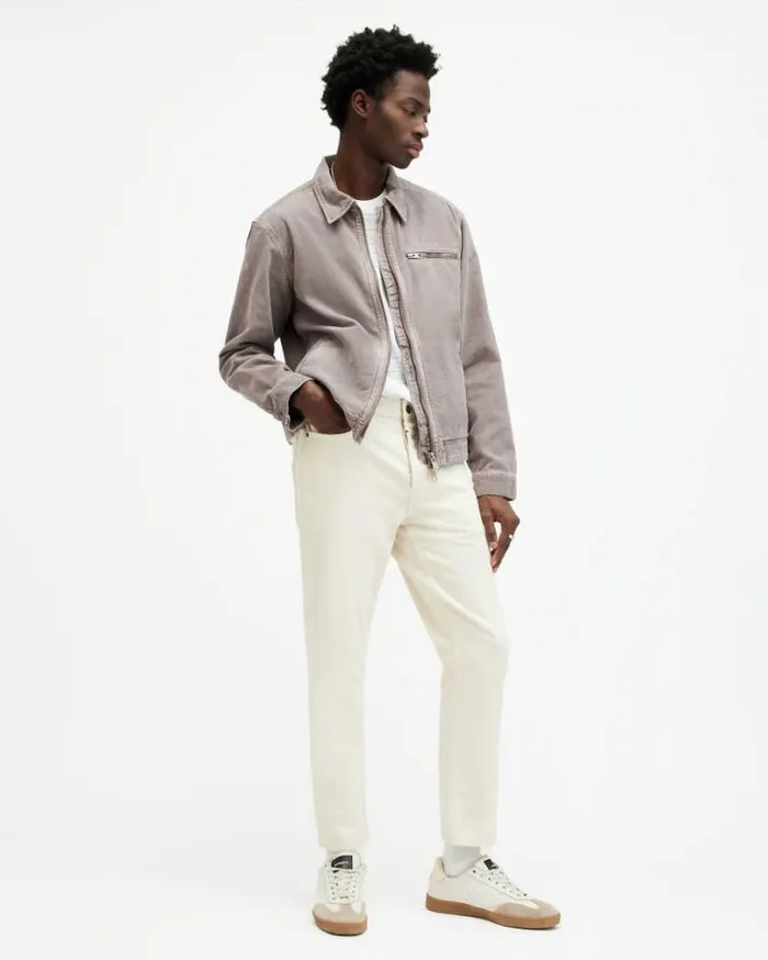 Kippax Corduroy Workwear Jacket Chestnut Taupe Men AllSaints Jackets and Coats Kippax Corduroy Workwear Jacket Chestnut Taupe Men AllSaints Jackets and Coats