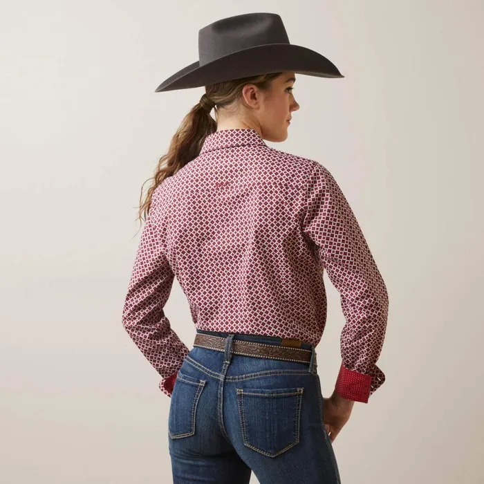Kirby Stretch Shirt Raleigh Geo Women Ariat TShirts and Tops Kirby Stretch Shirt Raleigh Geo Women Ariat TShirts and Tops