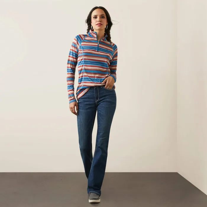 Laguna 14 Zip Top Horizon Serape Women Ariat TShirts and Tops Laguna 14 Zip Top Horizon Serape Women Ariat TShirts and Tops